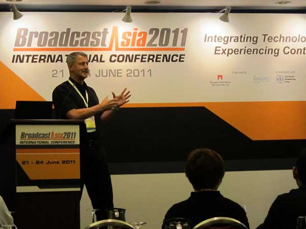 Danny Wilson at BroadcastAsia Conference